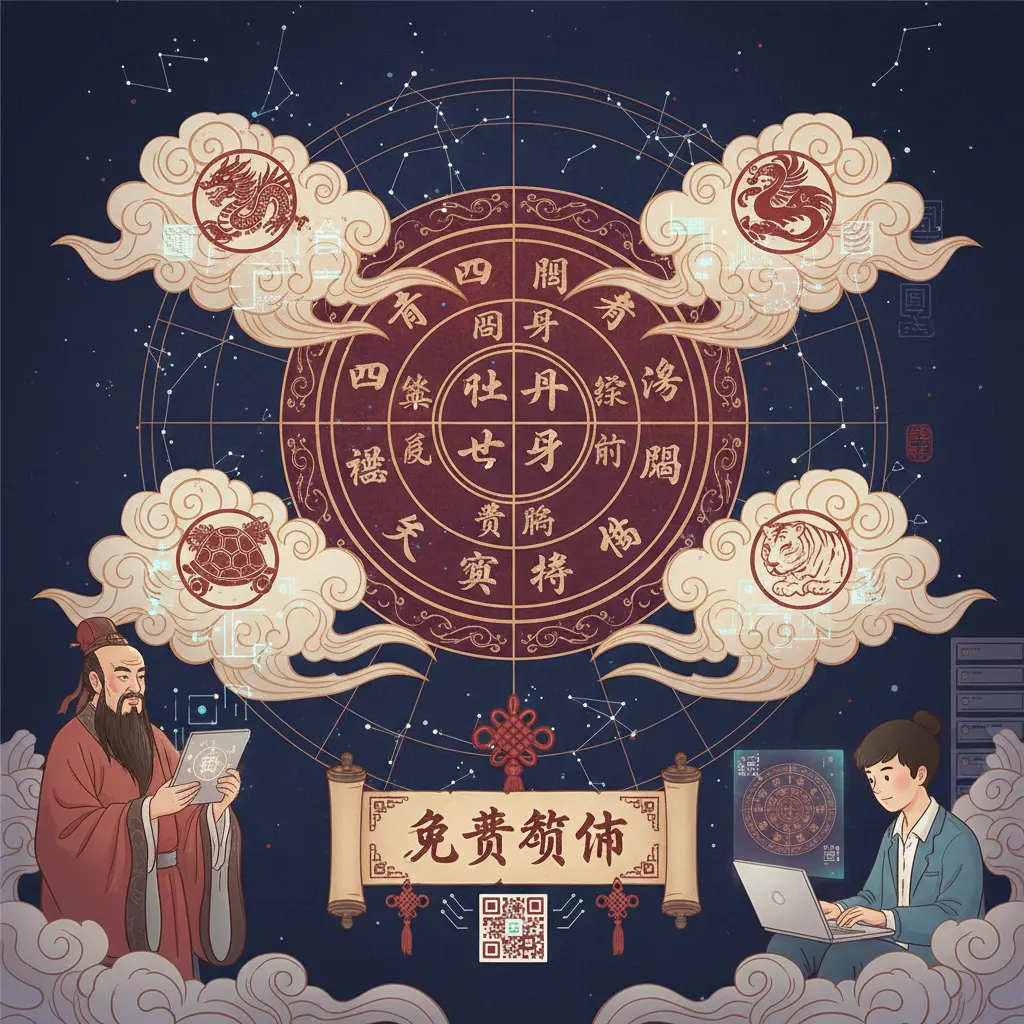 免費算命 - 四柱八字排盤