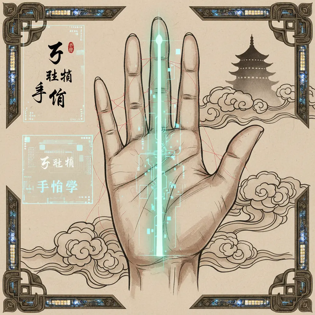 手相學 - 玉柱紋