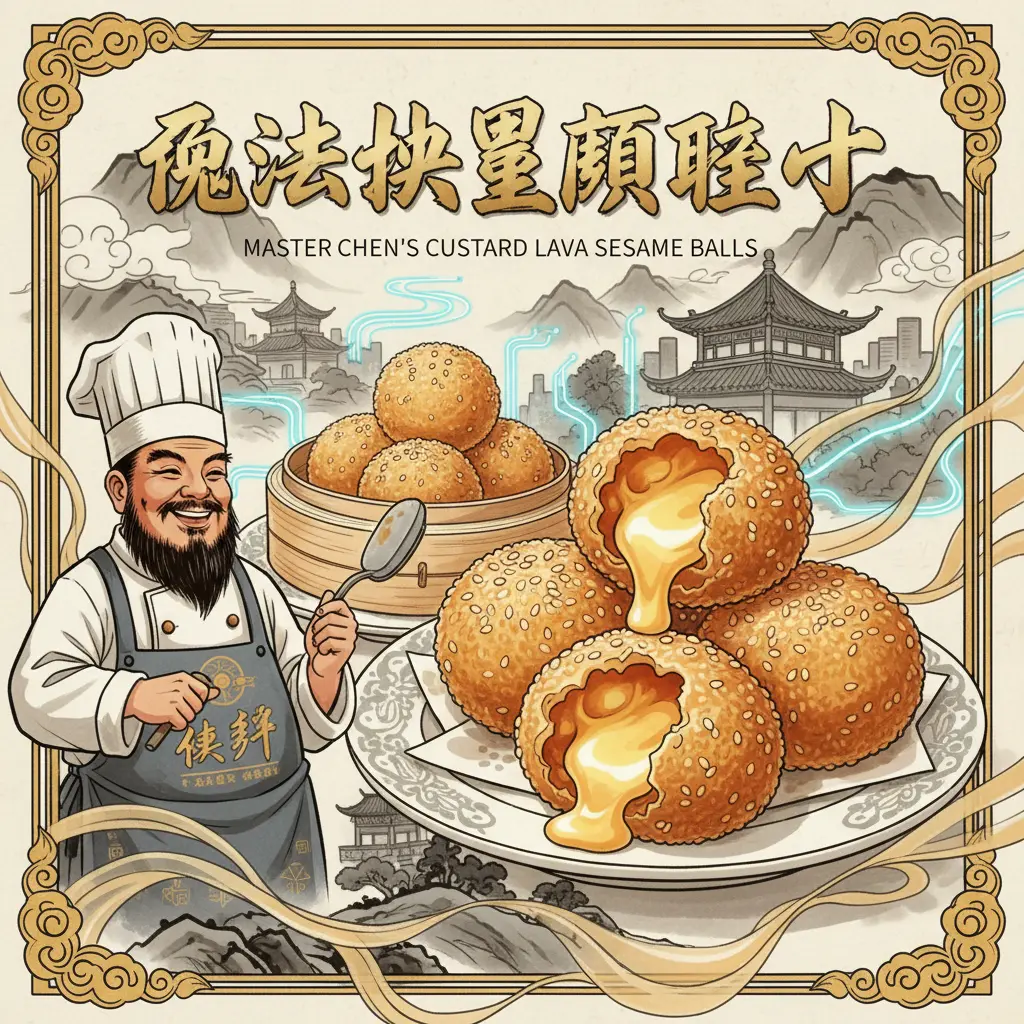 陳師傅 - 流沙奶皇煎堆仔