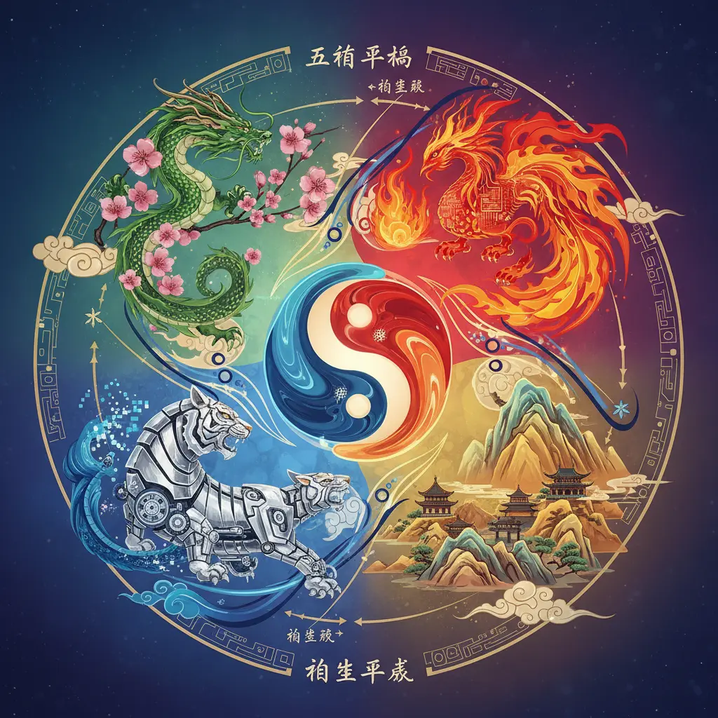 五行平衡 - 五行相生相剋