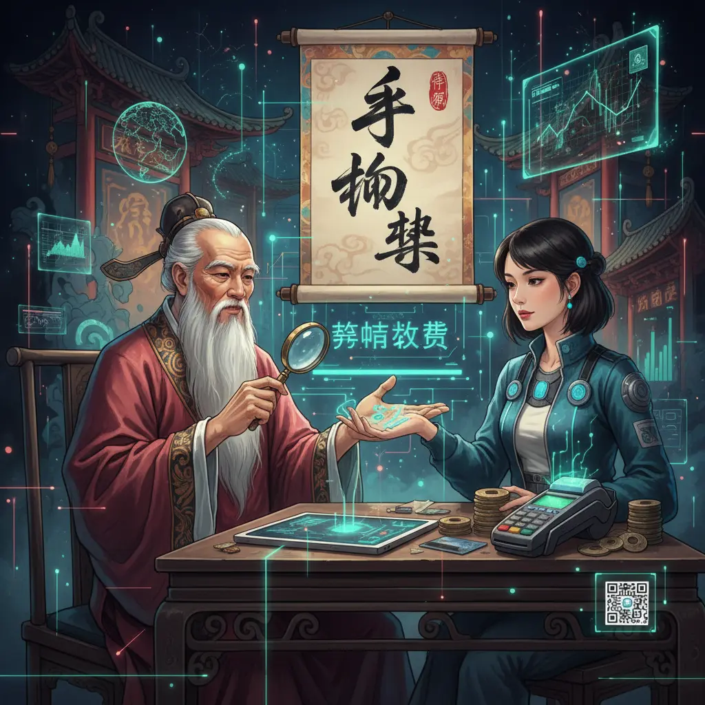 算命收費 - 手相學