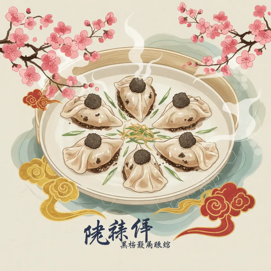 陳師傅 - 黑松露鳳眼餃